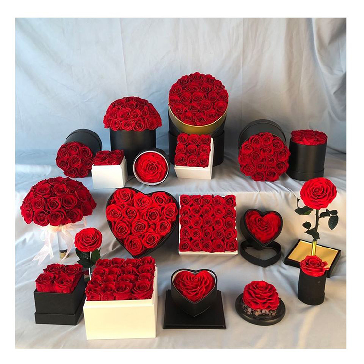 7.heart box for flowers arrangement empty