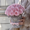 Mini Rose Flower Gift Box