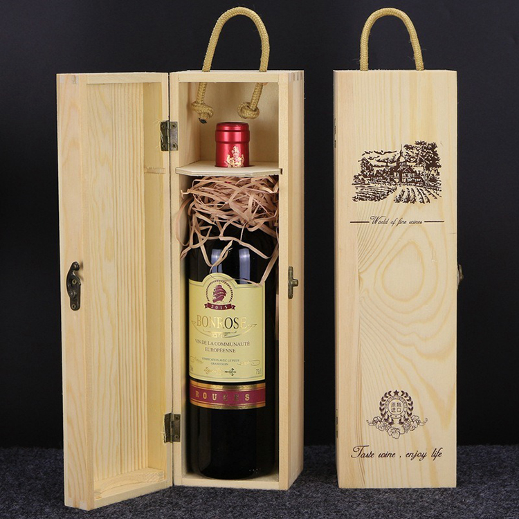 wood wine gift box