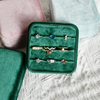  Customized Logo Multi Color Jewelry Velvet Storage Small Ring Display Box