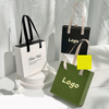 New design creative paper jewelry box packaging with satin handle