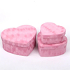 Velvet Heart Shape Flower Box
