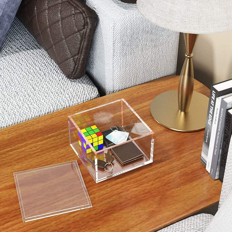 9.acrylic box for flowers