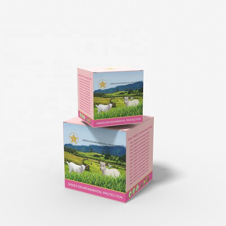 Tuck End Cardboard Skincare Box Customized Logo Printing