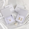Navy Blue Paper Jewelry Box