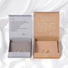 Earring Paper Holder Card Jewelry Box Bracelet
