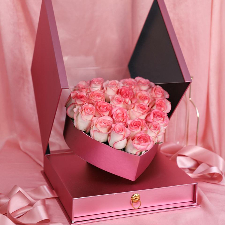 Flower Box Heart Shape
