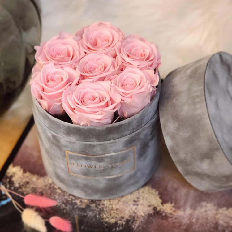 Mini Rose Flower Gift Box