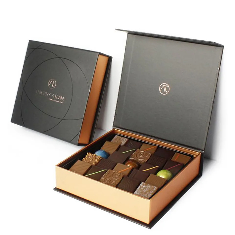 Empty Cardboard Chocolate Boxes