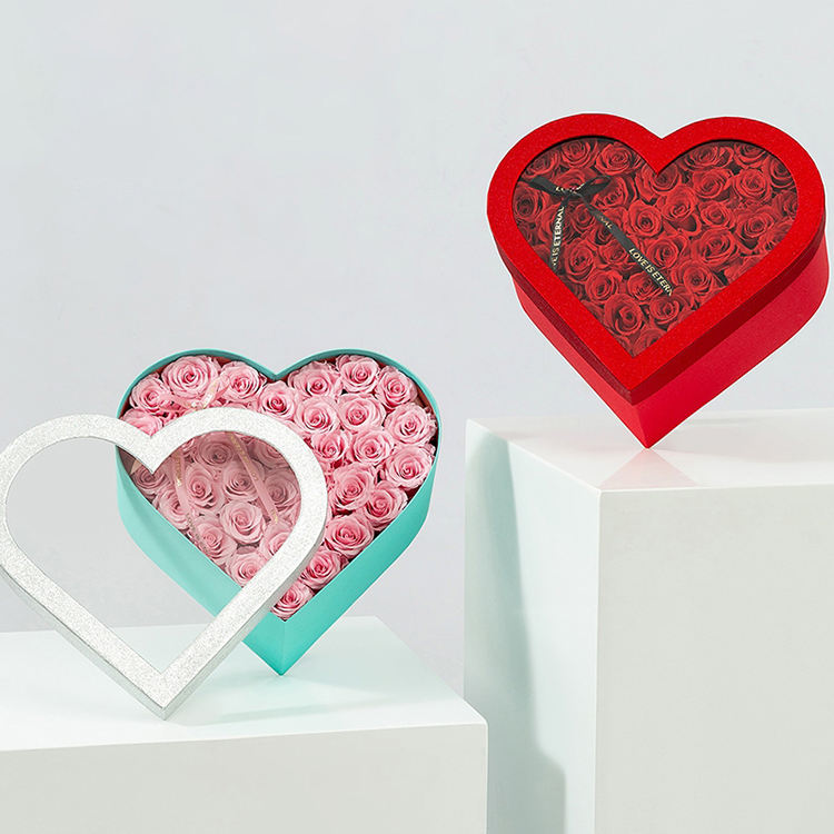 Flower Box Heart Shape