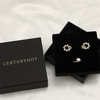 Custom Logo Paper Jewelry Drawer Box with Ribbon Handle