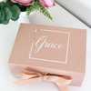 Folding Gift Box with Ribbon