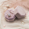 Velvet Jewelry Case Earrings Ring Box