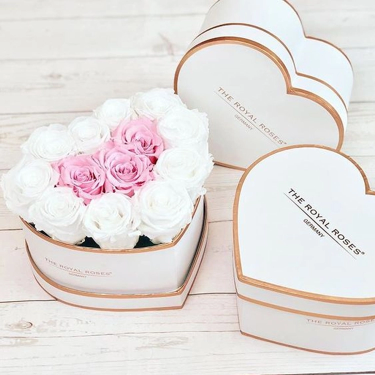 Paper Heart Flower Box