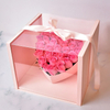 Heart Shape Flower Acrylic Box