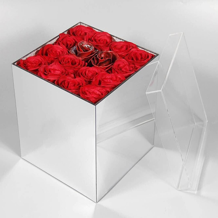 Acrylic Flower Gift Box