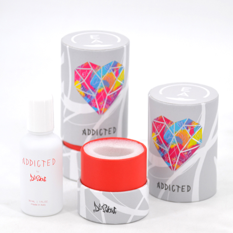 Paper Round Cosmetic Box