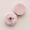 Velvet Jewelry Case Earrings Ring Box