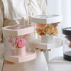 Heart Shape Flower Acrylic Box
