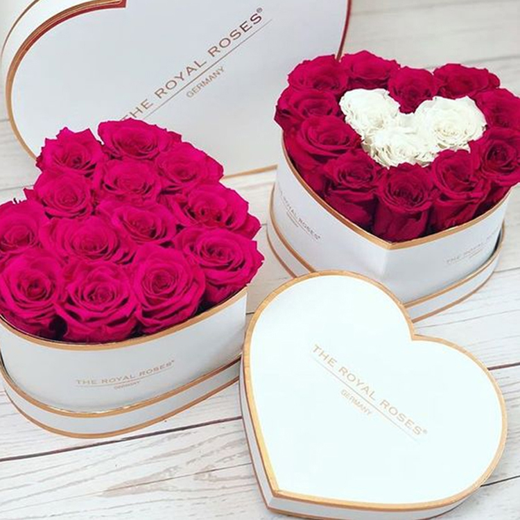 Paper Heart Flower Box