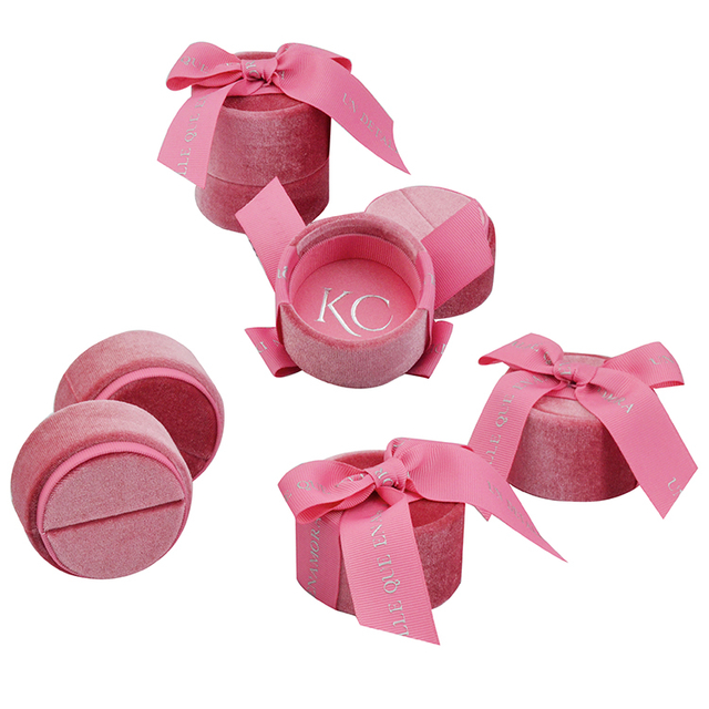 Box Jewelry Velvet Wedding Ring Box for Engagement